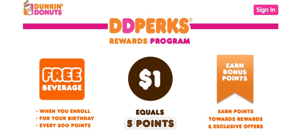 Free Beverage at Dunkin' Donuts USA