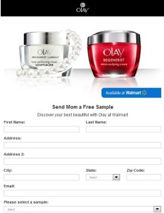 Free Olay Regenerist Cream Sample1