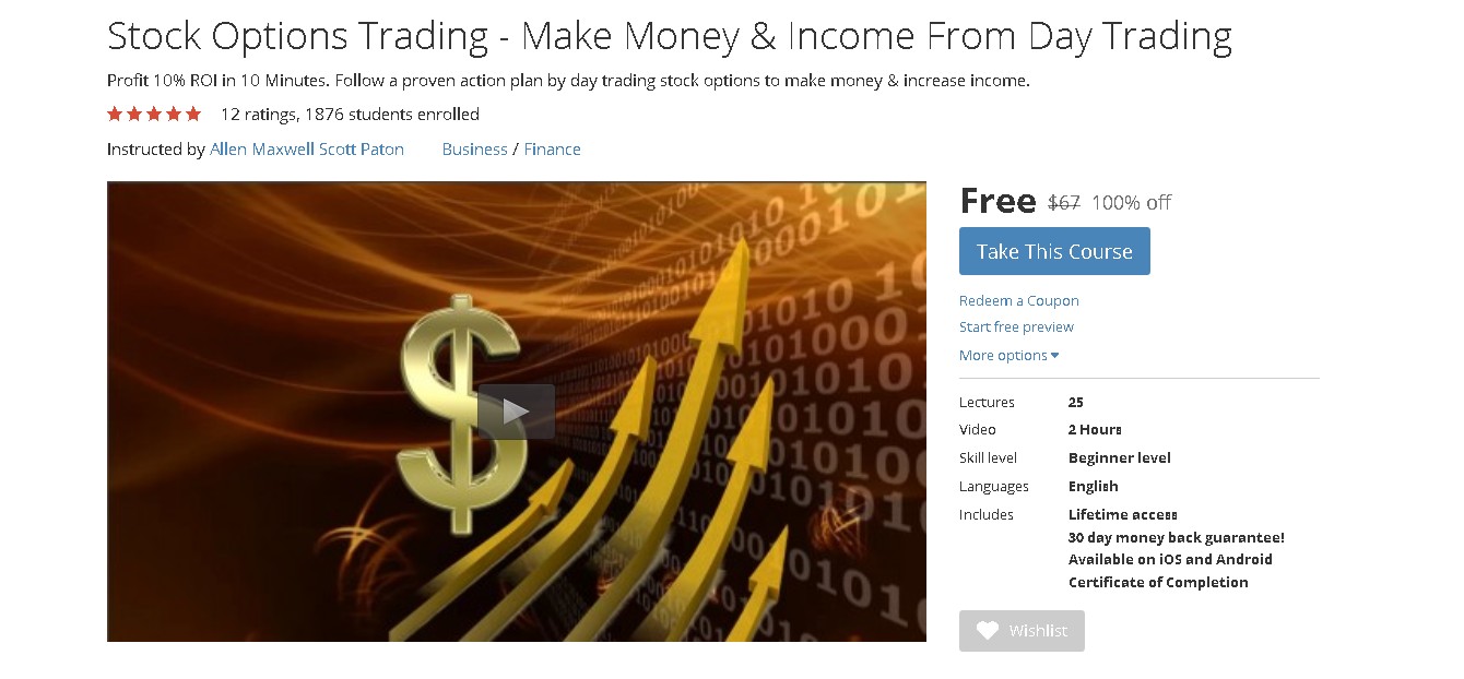 make money trading stocks &; options dvd