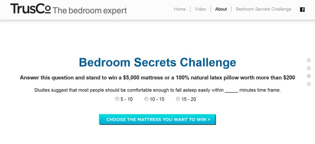 Win a $5,000 Mattress or Latex Pillow at Trusco The Bedroom Expert