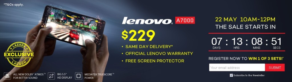 Win a Lenovo A7000 Worth $229