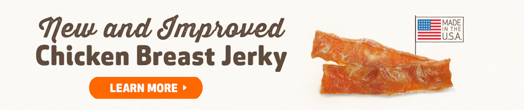 Free Chicken Breast Jerky at DOGSWELL USA1