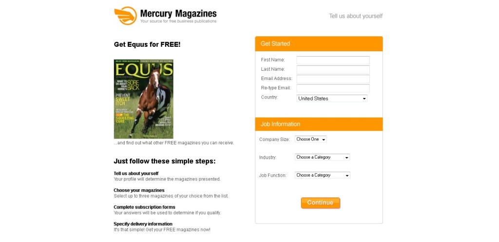 Free Equus Magazine at Mercury Magazines USA