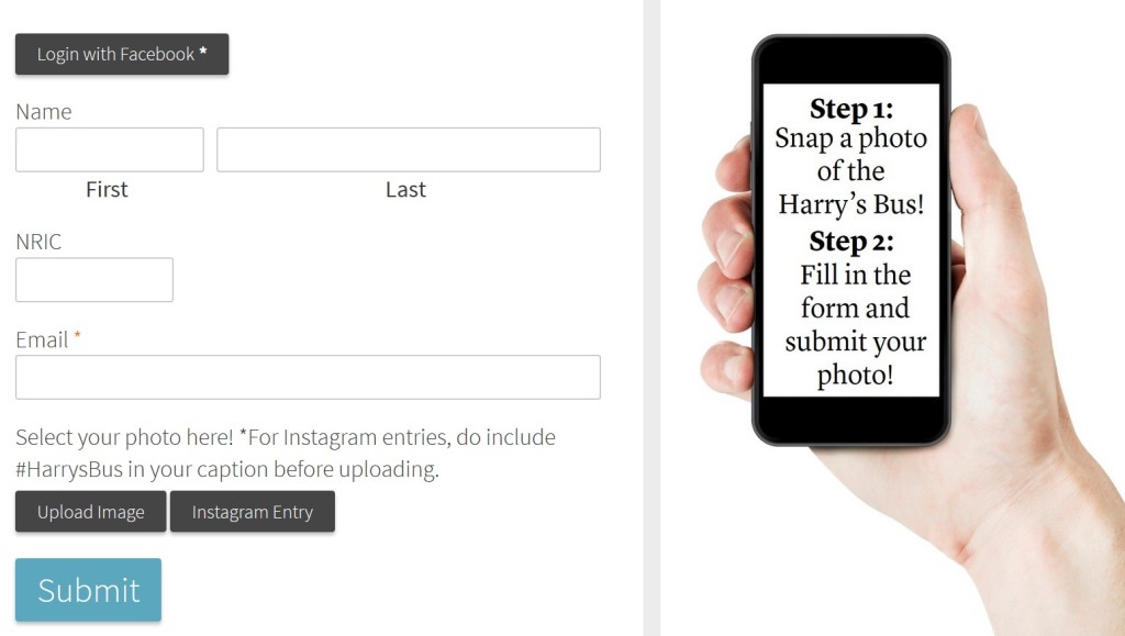 Win $200 Credit Harry's SNAP & WIN Contest Form