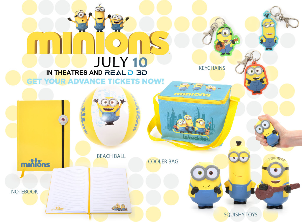 Amc Theatres GIVEAWAY Enter To Win a 1 of 6 Life-Size MINIONS 1