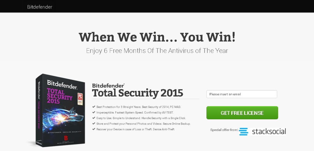 Enjoy 6 Free Months Of Bitdefender Total Security 2015 Form