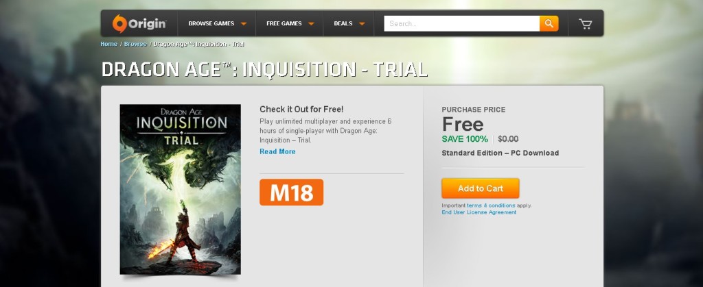 Free Dragon Age™ Inquisition - Trial at Origin (3)