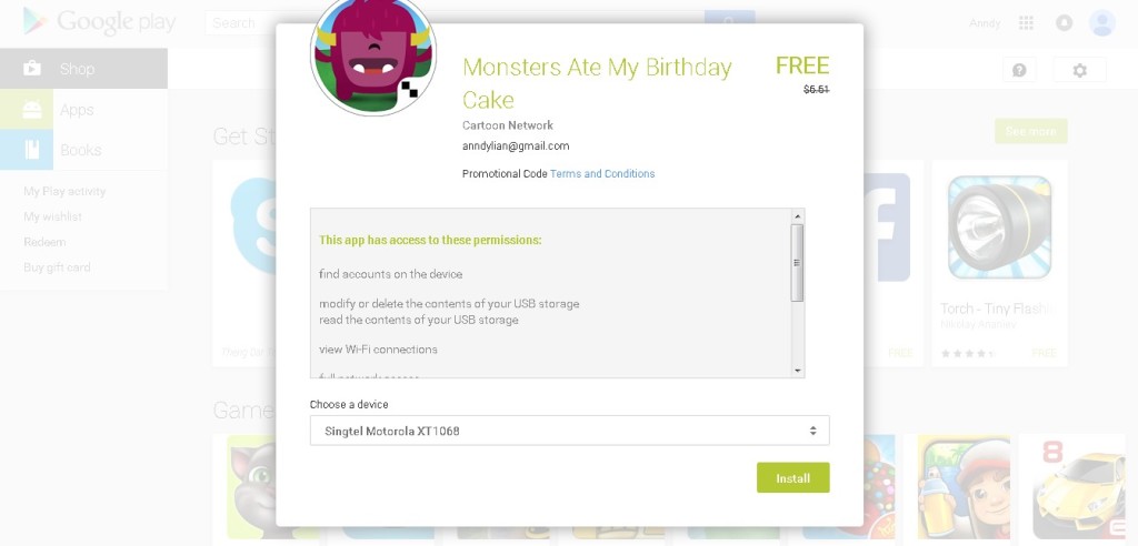 Free Monsters Ate My Birthday Cake Android App 1