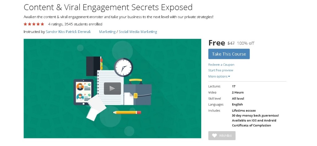 Free Udemy Course Content & Viral Engagement Secrets Exposed