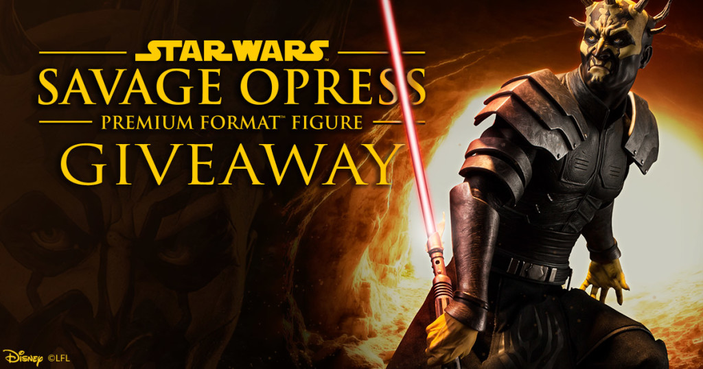 Starwars Savage Opress Premium Format Figure Giveaway at Side Show Toy