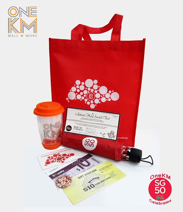 Win SG50 Goodie Bag worth more than $50 at OneKM- Mall + More Singapore