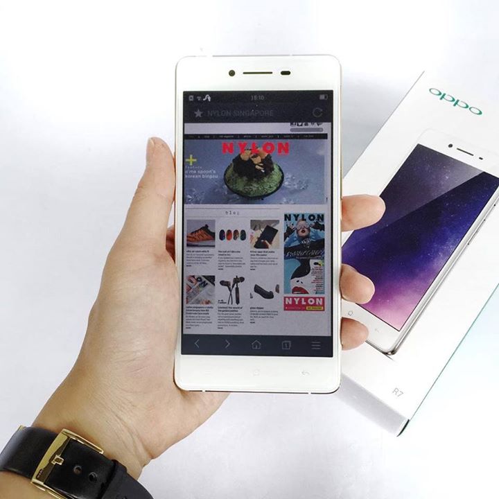 Win an OPPO R7 in celebratory gold (worth $569) at Nylon Singapore