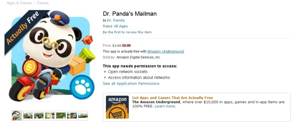 FREE Dr. Panda's Mailman at Amazon 1