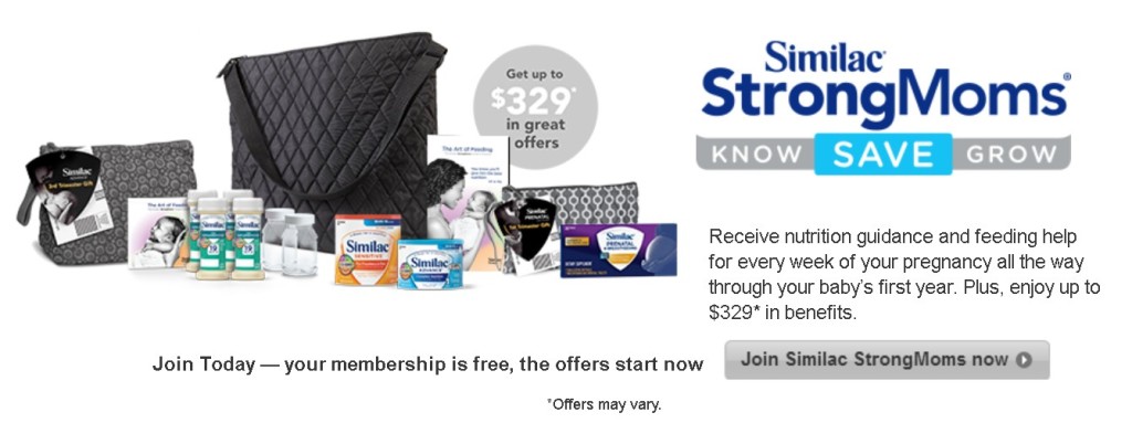 FREE Similac® StrongMoms Gifts $329 in membership rewards 1