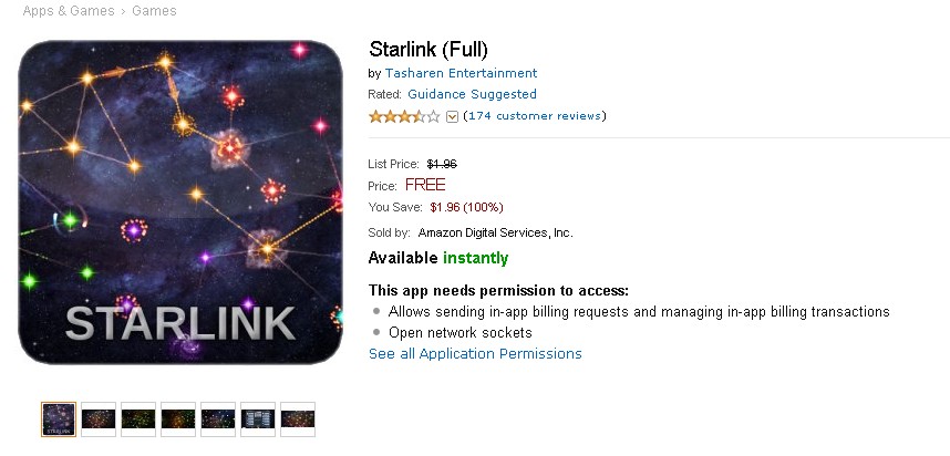 Free Android Game Starlink (Full) at Amazon AppStore 1