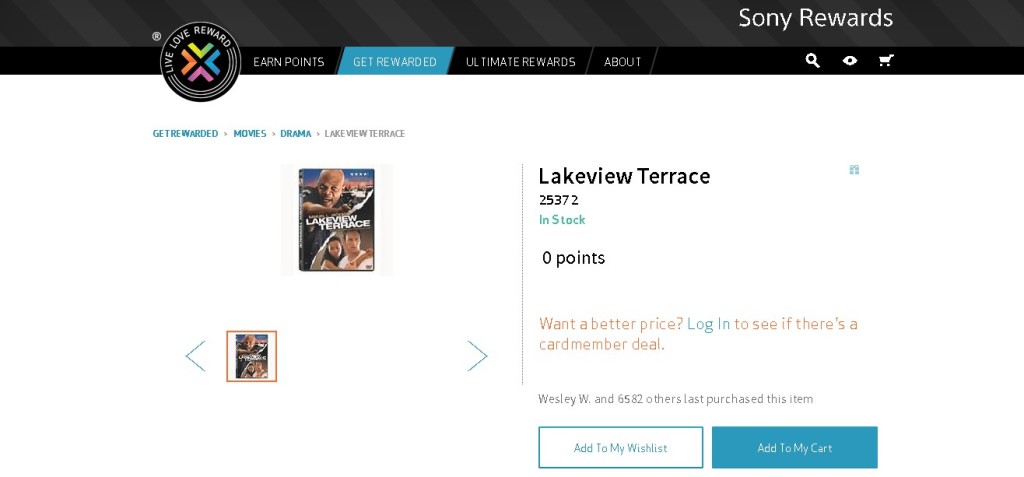 Free Lakeview Terrace DVD at Sony Rewards (2)