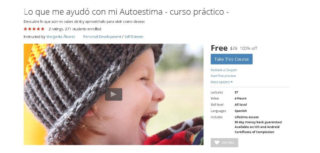 Free Udemy Course on Lo que me ayudó con mi Autoestima - curso práctico - 1