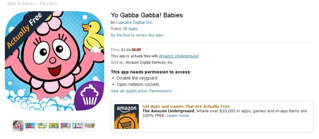 Free Yo Gabba Gabba! Babies at Amazon