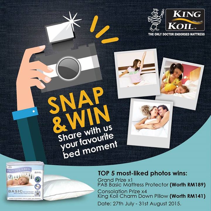 Snap & Win King Koil Malaysia Contest