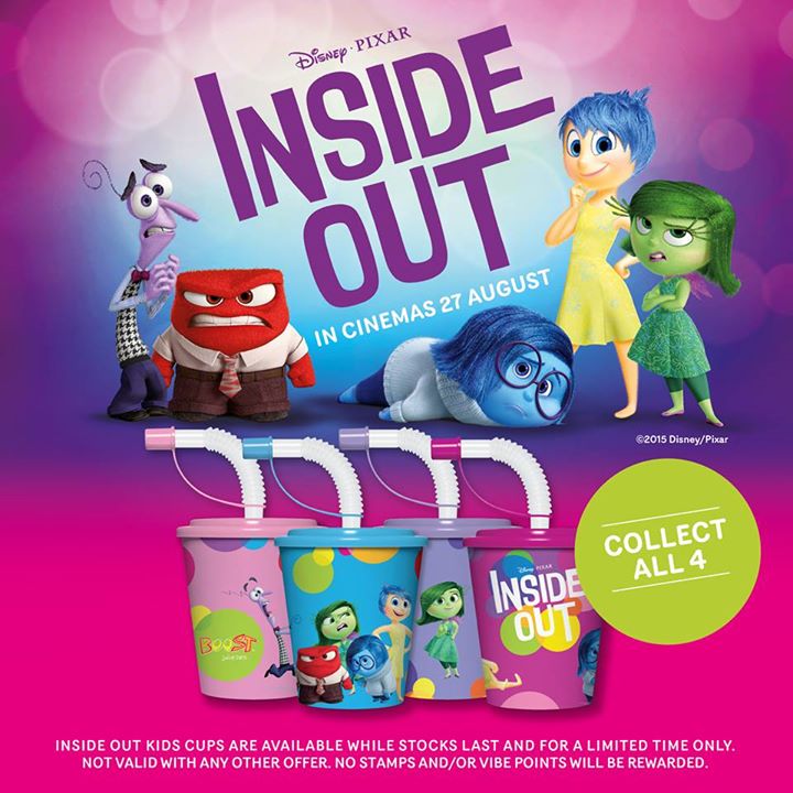 WIN Disney•Pixar's Inside Out premiums at Boost Juice Bars Singapore