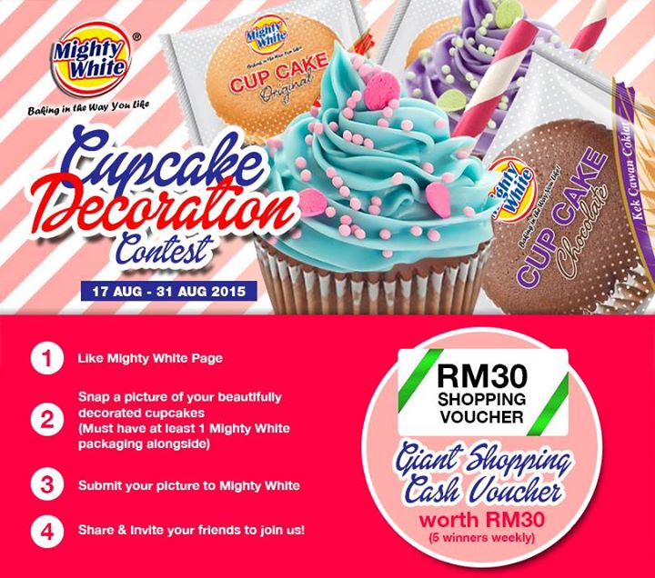 Win RM30 Giant Shopping Cash Voucher at Mighty White Malaysia
