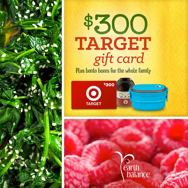 Win a $300 Target Gift Card at Earth Balance® USA