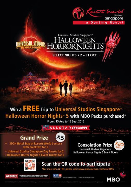Win a FREE trip to Universal Studios Singapore™ Halloween Horror Nights™ 5!