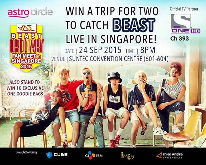 ASTRO Malaysia WIN A Trip For Two to Catch BEAST Live in Singapore