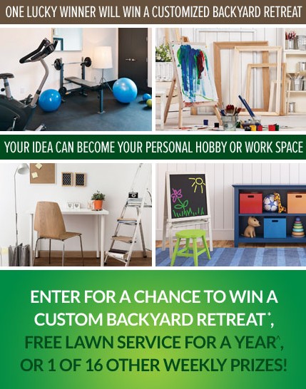Enter For A Chance to WIN A Custom Backyard Retreat at Scotts Lawn Service USA