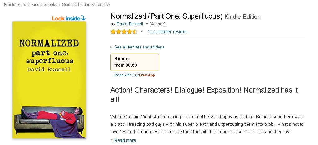 FREE Normalized (Part One Superfluous) Kindle Edition at Amazon 1