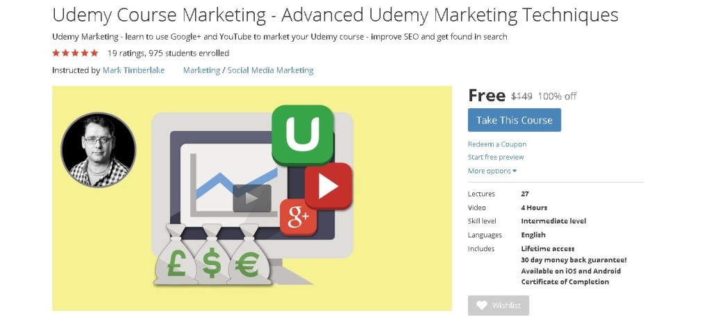 FREE Udemy Course Marketing - Advanced Udemy Marketing Techniques