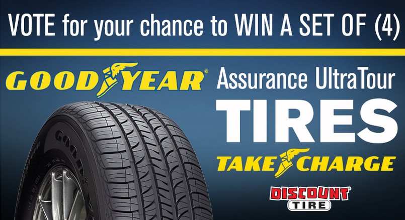 Win a set of (4) Goodyear Assurance Ultratour tires
