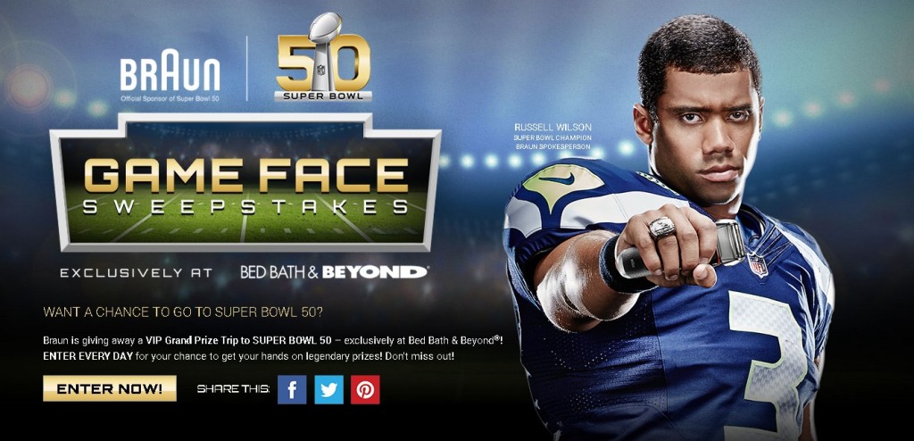 Braun Game Face Sweepstakes