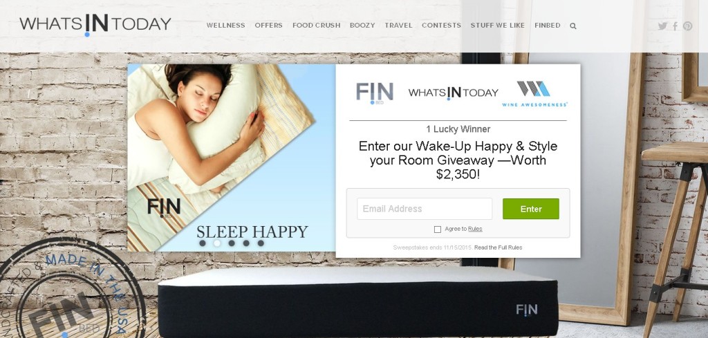 Enter our Wake-Up Happy & Style your Room Giveaway —Worth $2,350!