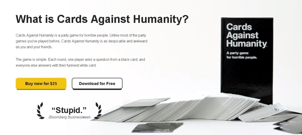 FREE Download Cards Against Humanity