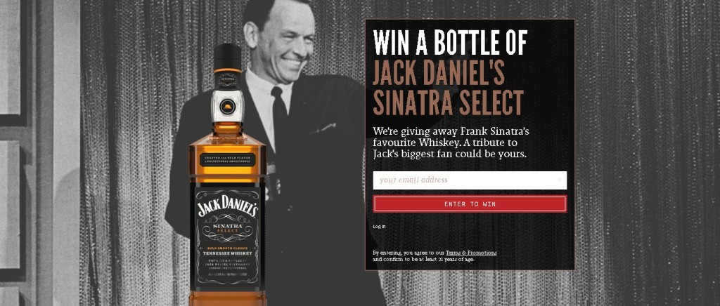 WIN A BOTTLE OF JACK DANIEL'S SINATRA SELECT AT FLAVIAR