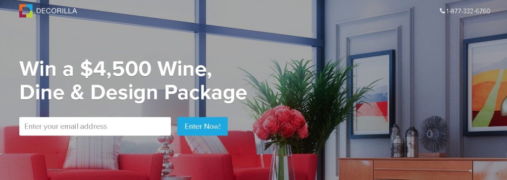 Win a $4,500 Wine, Dine & Design Package at Decorilla