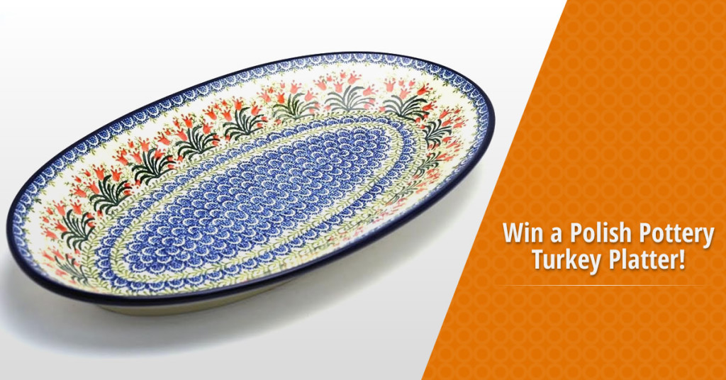 Win a Polish Pottery Turkey Platter from PolishPotteryGallery.com!