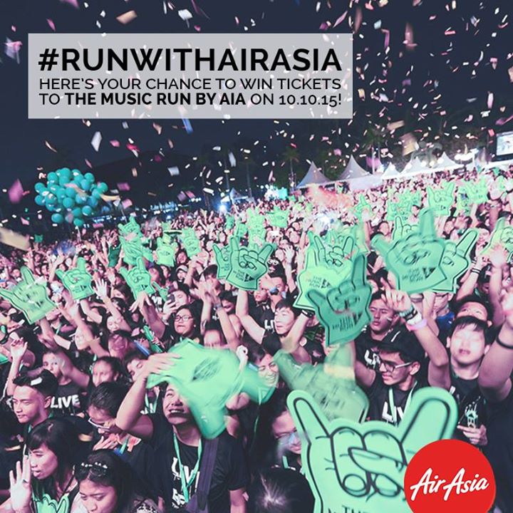 Win a pair of tickets to The Music Run by AIA at AirAsia Malaysia