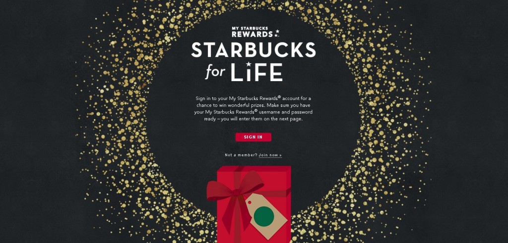 Starbucks for Life @ My Starbucks Rewards