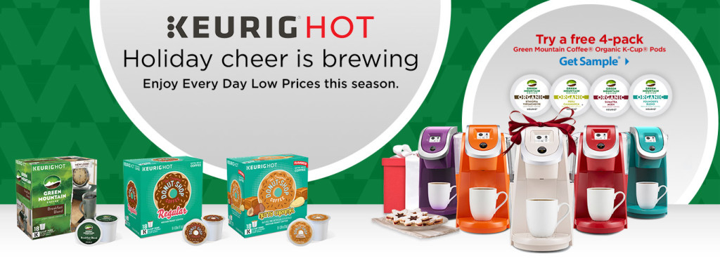 Try a free 4-pack of Keurig Green Moutain Coffee Organic K-Cup Pods