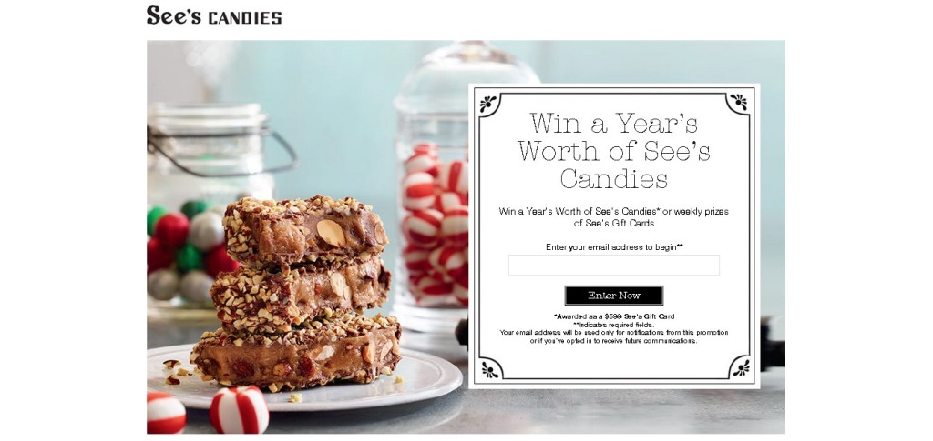 Win a Year’s Worth of See’s Candies