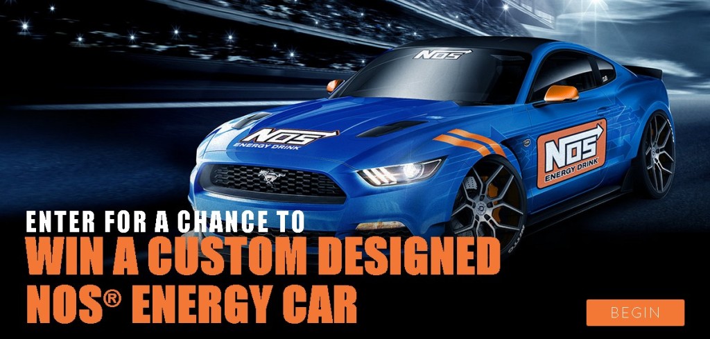 Enter for a chance to Win a custom designed NOS® Energy Car