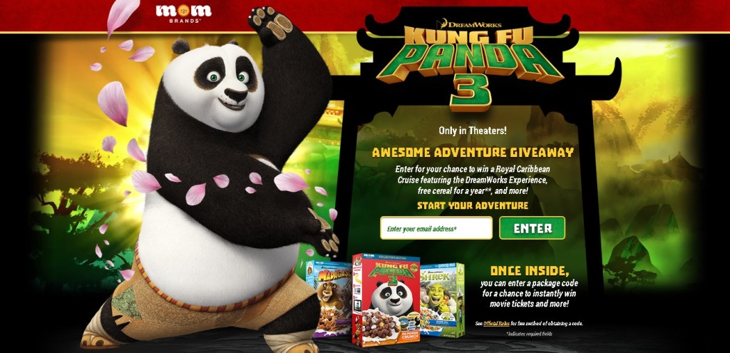 KUNG FU PANDA AWESOME ADVENTURE GIVEAWAY