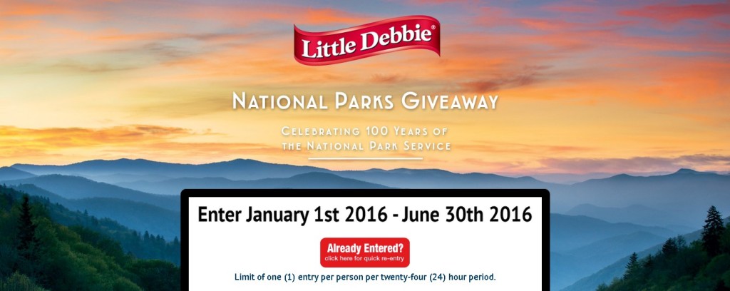 Little Debbie National Parks Giveaway