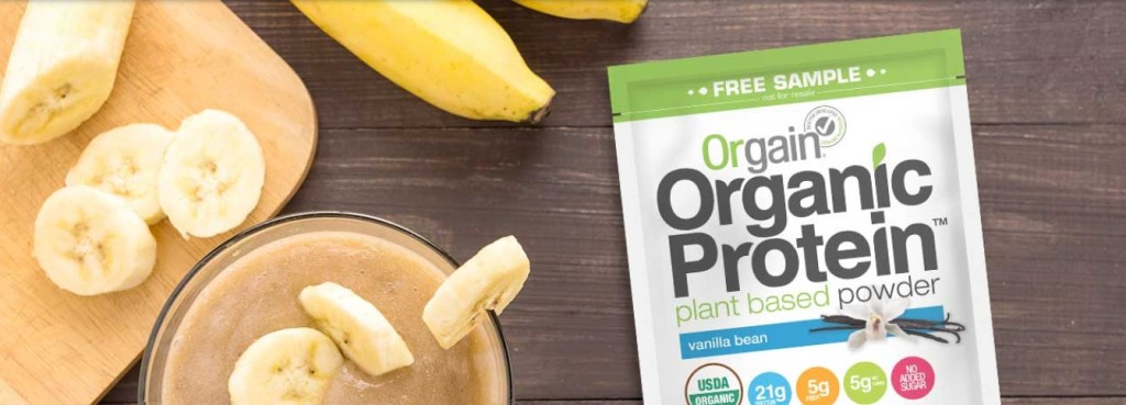 Request a Free Sample at Orgain Protein