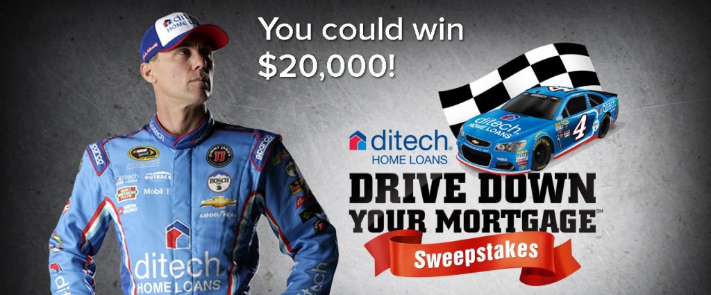 Enter the ditech Drive Down Your MortgageSM Sweepstakes Win $20,000