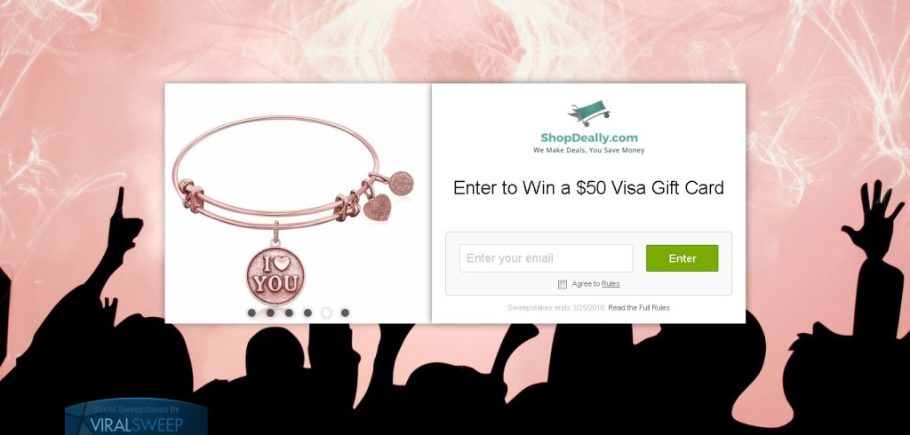 Enter to Win a $50 Visa Gift Card at ShopDeally