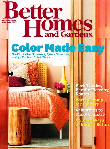 FREE one-year subscription to Better Homes and Gardens Magazine