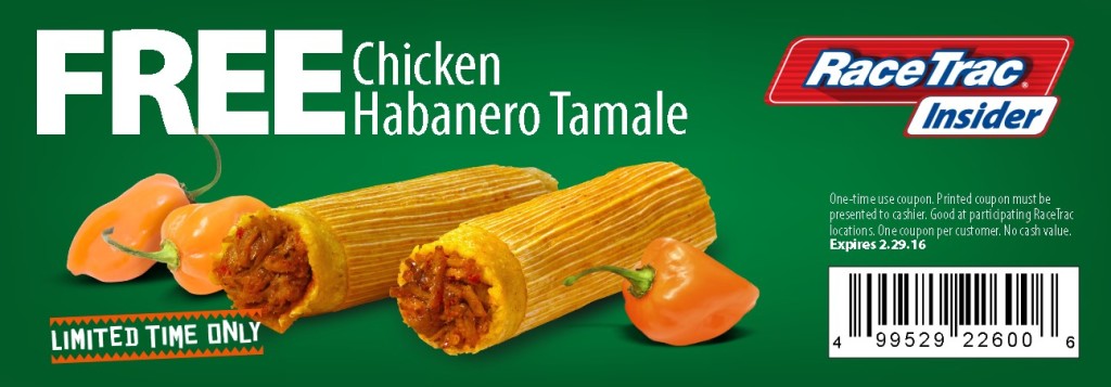 Free Chicken Habanero Tamale at RaceTrac Insider